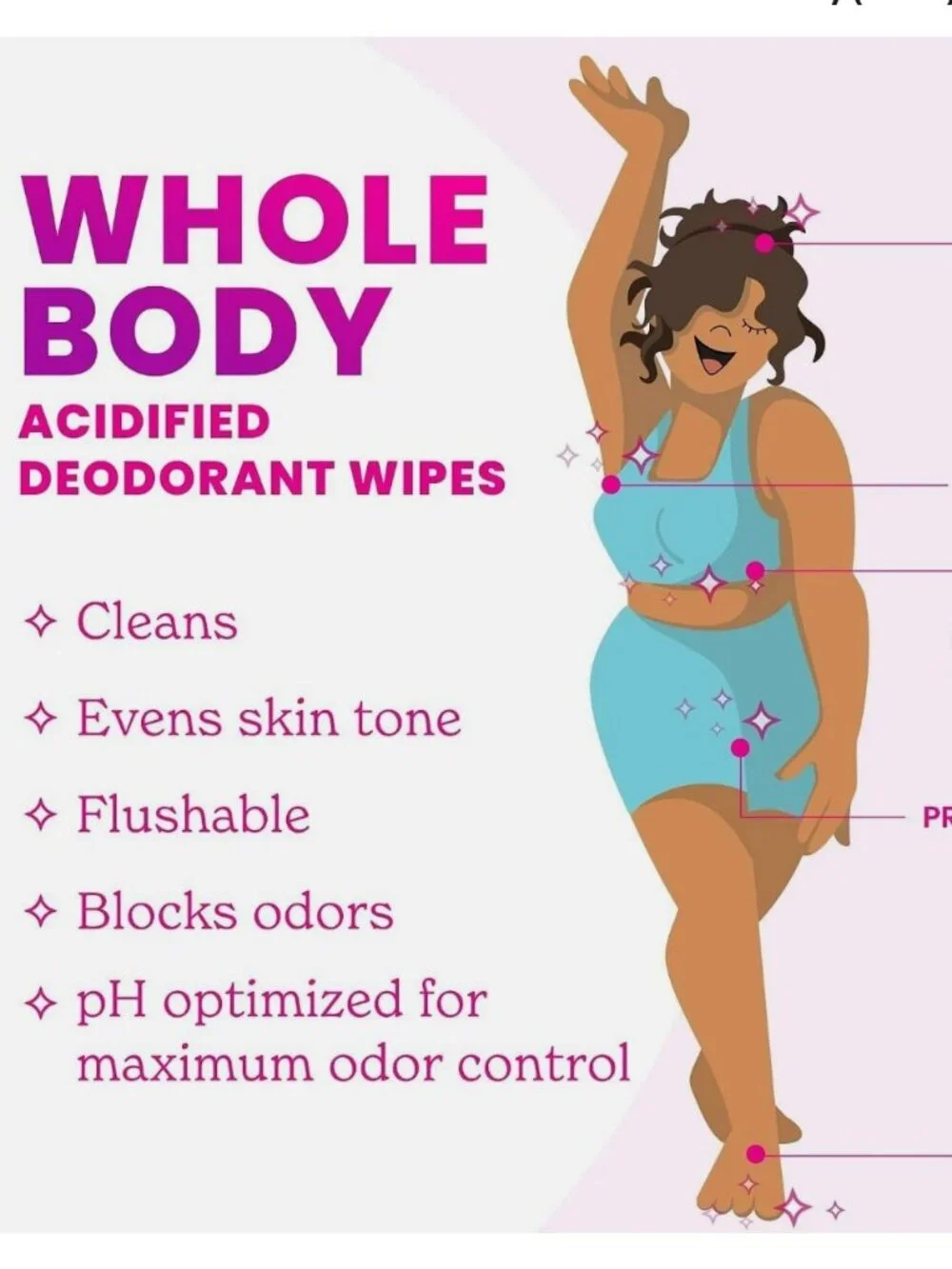 Lume deodorant wipes
